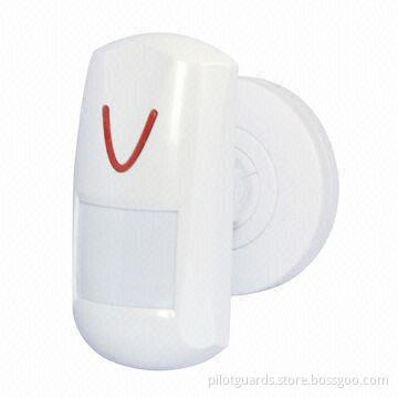 Wired PIR Detector with SMT Design, Anti-RFI/Anti-EMI, Fire-proof ABS Housing and CE/RoHS Marks